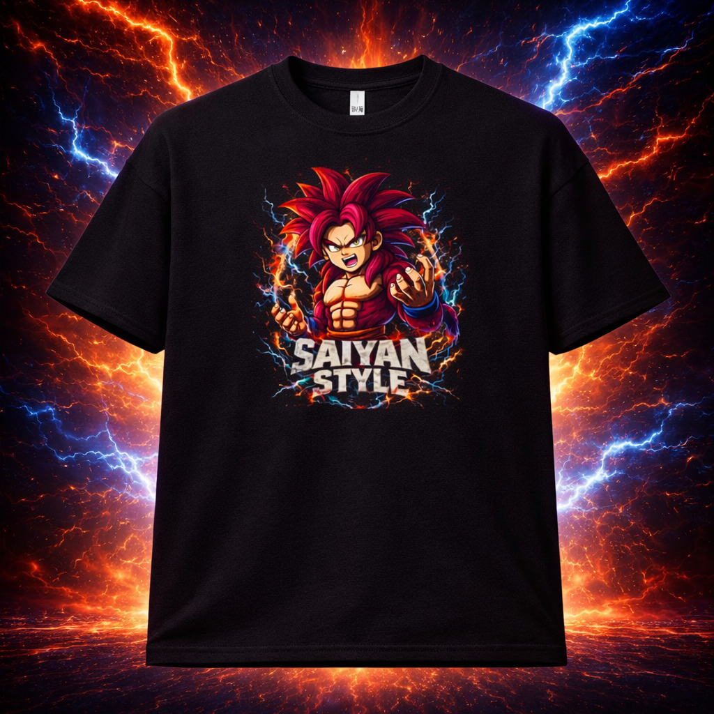 Camiseta Saiyan Style – Súper Saiyan 4